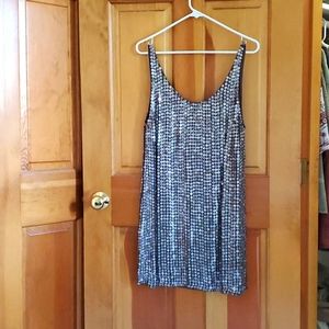 Sequin mini dress, size M